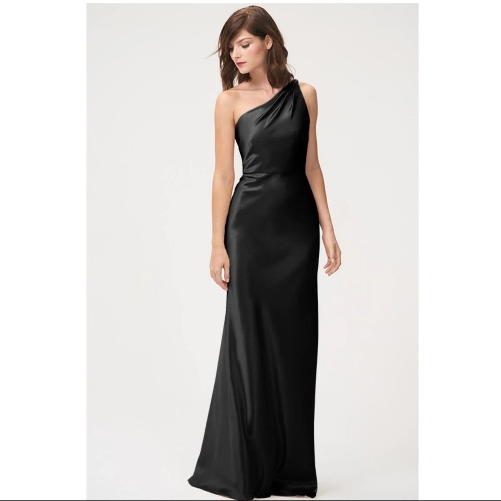 Jenny Yoo Lena Black Bridesmaid Dress